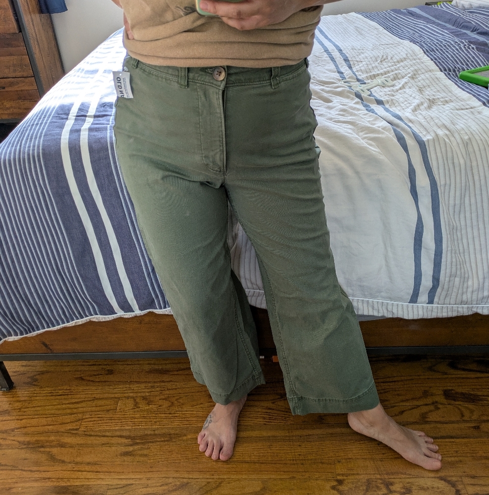 Old Navy Cropped Wide Leg Pants